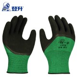 登升L658 發(fā)泡乳膠手套 防滑耐磨透氣舒適工地搬運(yùn)工作干活建筑工業(yè)手套