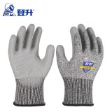 登升 659 防切割PU涂掌歐標(biāo)5級(jí)抗撕裂防刺穿防護(hù)手套