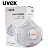 優(yōu)唯斯（UVEX）FFP2活性炭口罩silv-air2220 防裝修異味尾氣防粉塵頭戴式有呼吸閥