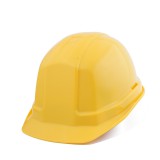 華信W型ABS安全帽 透氣防砸頭盔礦工地高強度建筑防護(hù)