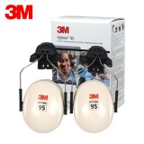 3M H6P3E掛安全帽耳罩 隔音降噪音防噪音耳罩 工業(yè)防護耳罩工地用