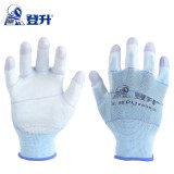 登升 #699勞保手套 PU涂掌涂層手套 防滑耐磨透氣工地工作干活防護(hù)手套