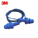 3M\340-4007 含可探測金屬圣誕樹型帶線耳塞 睡眠 學習耳塞（SNR32dB）